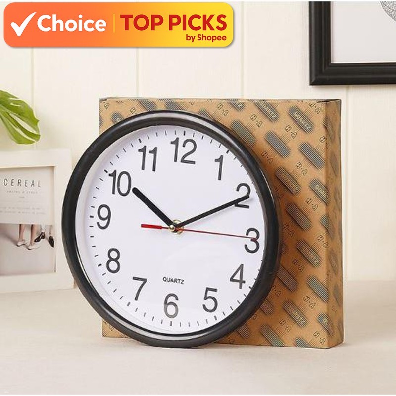 LEMON IKEA Style Wall Clock 10 inch / Jam Dinding Gaya IKEA 10 inci / 北欧风格IKEA挂钟 10寸 家用装饰时钟