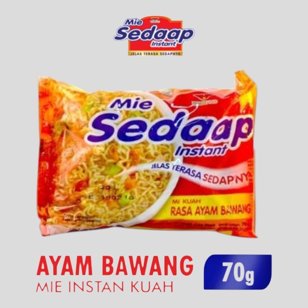 Mie Sedaap Ayam Bawang Mi instan Kuah 70g.