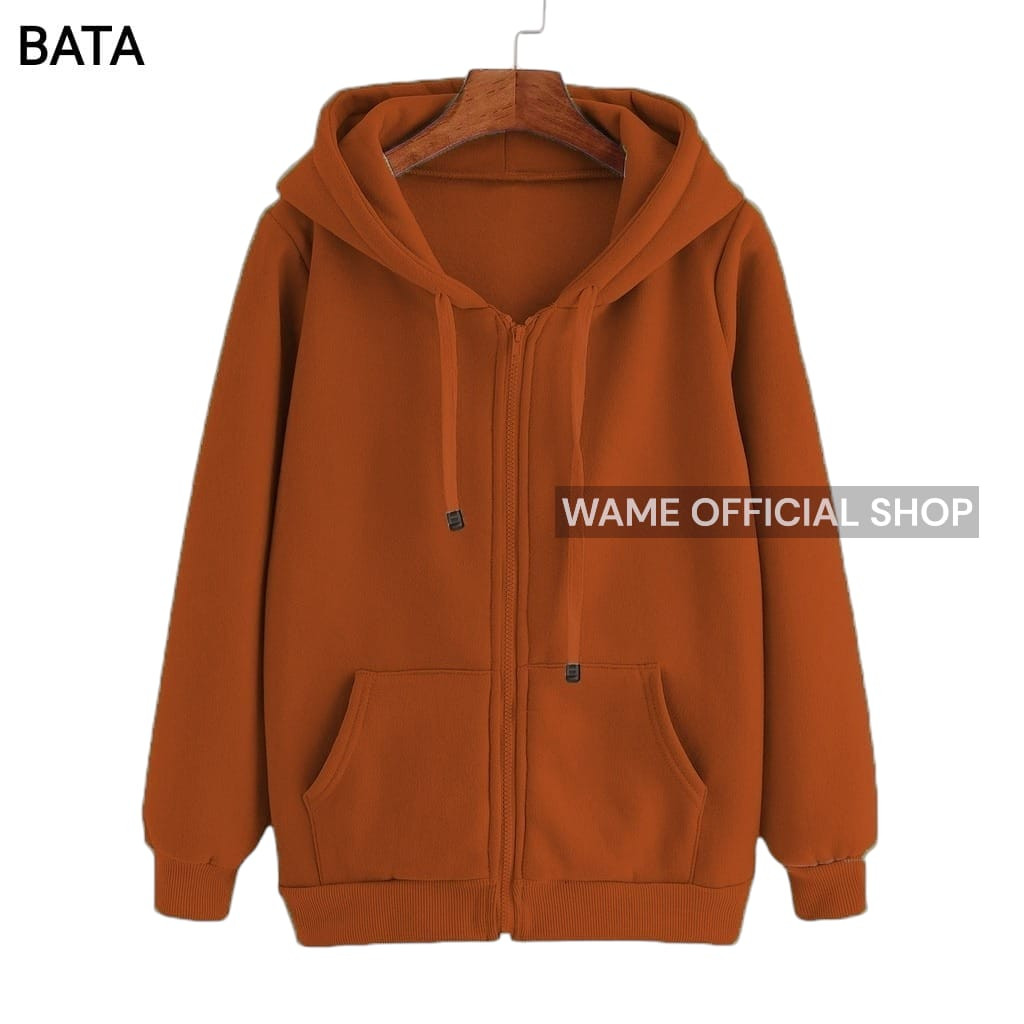 Multi Reliable MERAH Plain zipper hoodie jacket M L XL XXL bright red/ red chili men women wame Quality Must - Image 5
