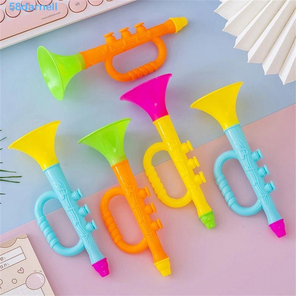 DARNELL Baby Horn Toy Best Gift Boy Girl Musical Instruments Learning Colorful Children Kids Trumpet