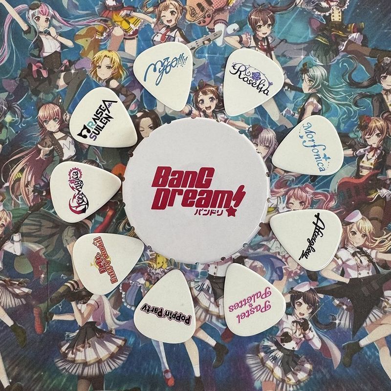BanG Dream It's MyGo Guitar Picks Bangbang Girls Band Anime Game Electric Bass Merchandise S1211