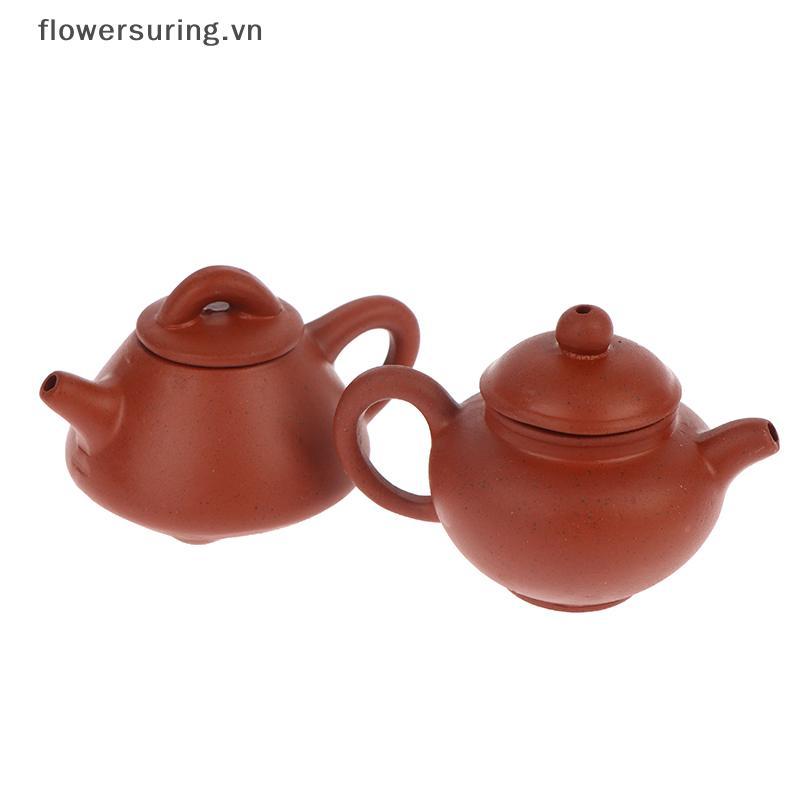 {FLO} 25ML Mini Pottery Teapot Poet Handcrafted Kettle Tea Pet Unique Fingertip Design for Daily Tea Enjoyment {flowersuring.vn}