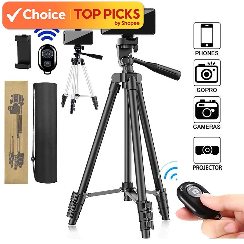 Phone Tripod Stand 102Cm Universal Dslr Photography Phone Aluminum Travel Tripod Par