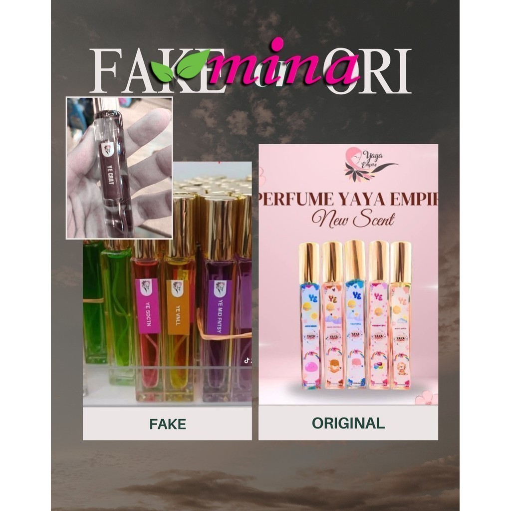 YAYA Perfume 10ml (A) EMPIRE Paradise MIA AZAHAR Pink For Her Him Fairytale Pen Yara Berkotak