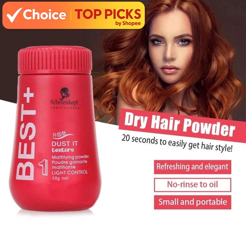 Serbuk Rambut Hair Styling Powder Best +1 Dust It Texture Mattifying Powder Finalize Hair Design (10g)
