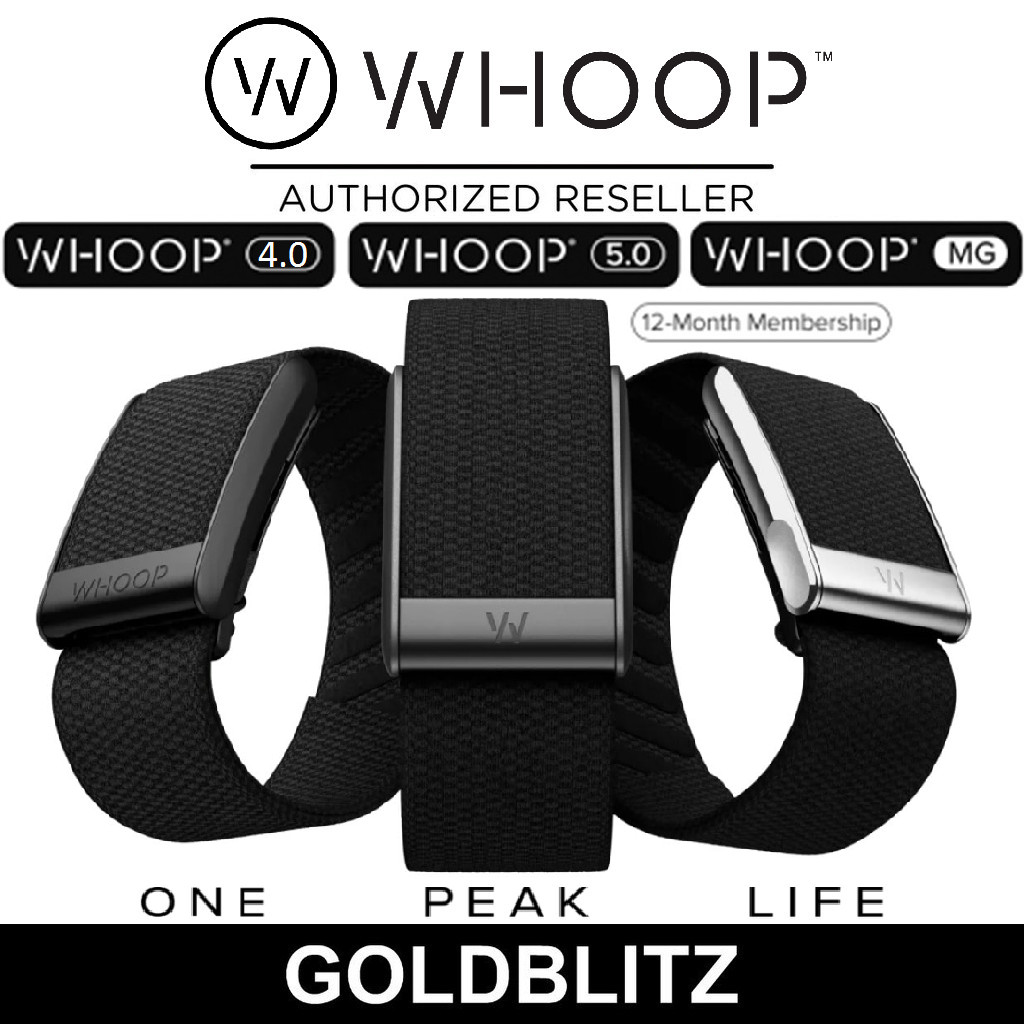 WHOOP 4.0 One / 5.0 One / 5.0 Peak / MG Life With 12 Months Subscription Included Smart Fitness Health Tracker
