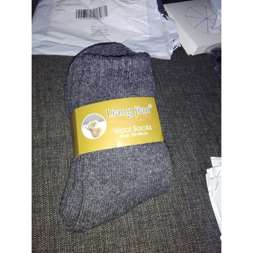 Multi Versatile Men's Wool Socks Winter Thick Thermal Men Sport Fleece Long Sock Thickening Sking Ski Must Essential - Image 3