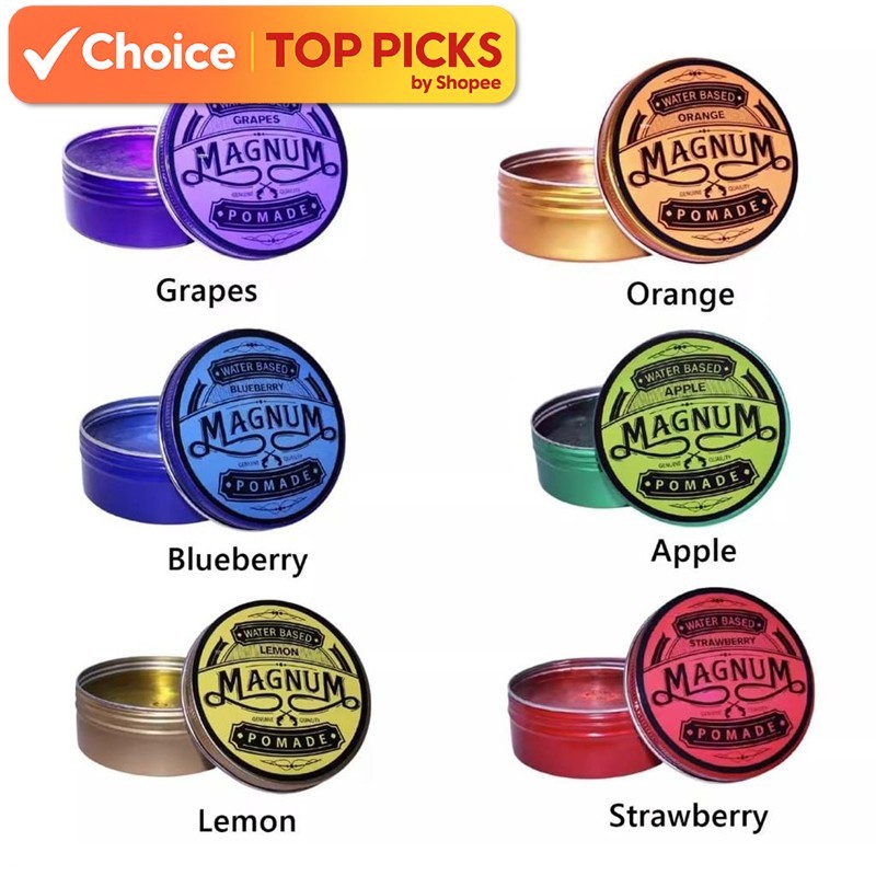 MAGNUM POMADE WATER BASED HAIR WAX MAGNUM STYLING / GEL RAMBUT MINYAK LELAKI