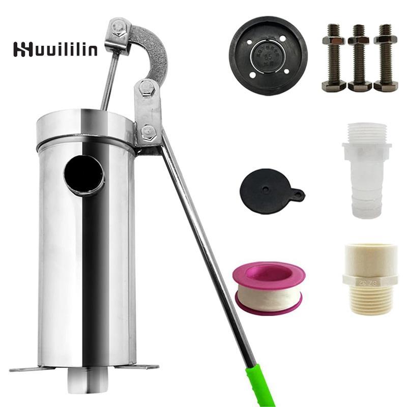 Handheld Pump Garden Pump Hand Pump  Suction Cast Fountain 32 mm Manual Deep Water Pump Water Pump