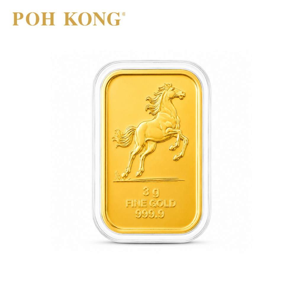 POH KONG 999.9/24K 50th Anniversary Stallion Surge Fine Gold Bar | Limited&hellip;