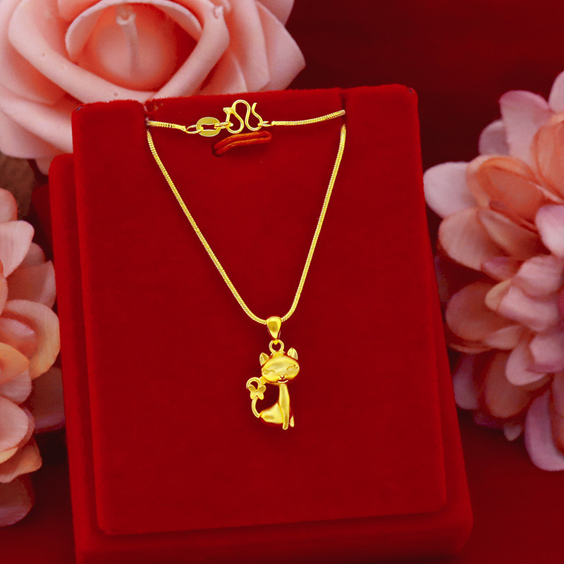AA5 Emas loket 916 Kitten /916 Gold Version Cat/Emas 916 Loket Kucing/ 916 Gold Cat Pendant