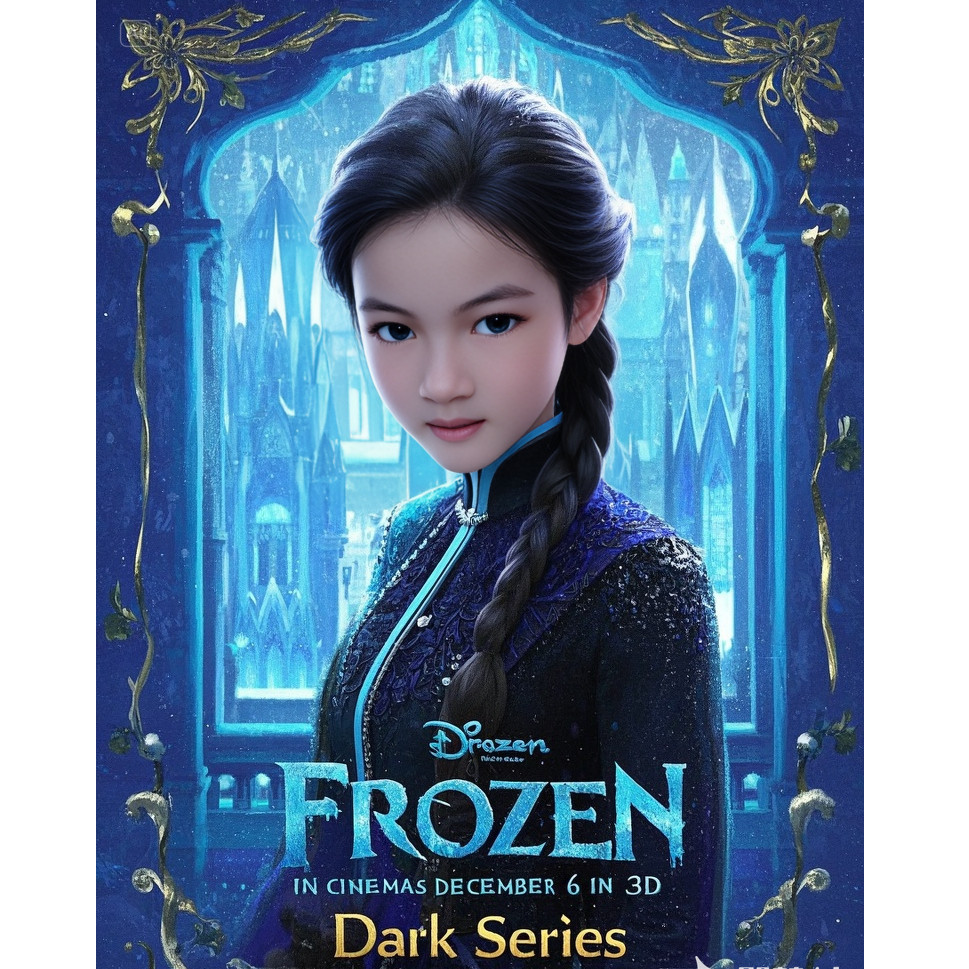 【AI Drawing】《 Frozen, Elsa, Anna 》AI Draw your Photo~AI Melukis Foto anda~Realistic~Manga~3D~Digital