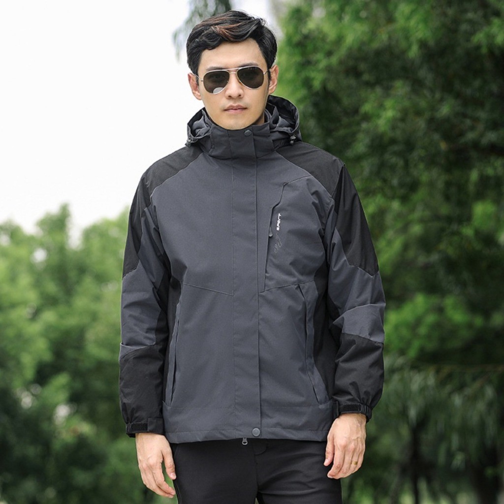 Multi Purpose 2-layer windbreaker men women VimMy color combination made of soft nano-coat Reliable Quality - Image 4
