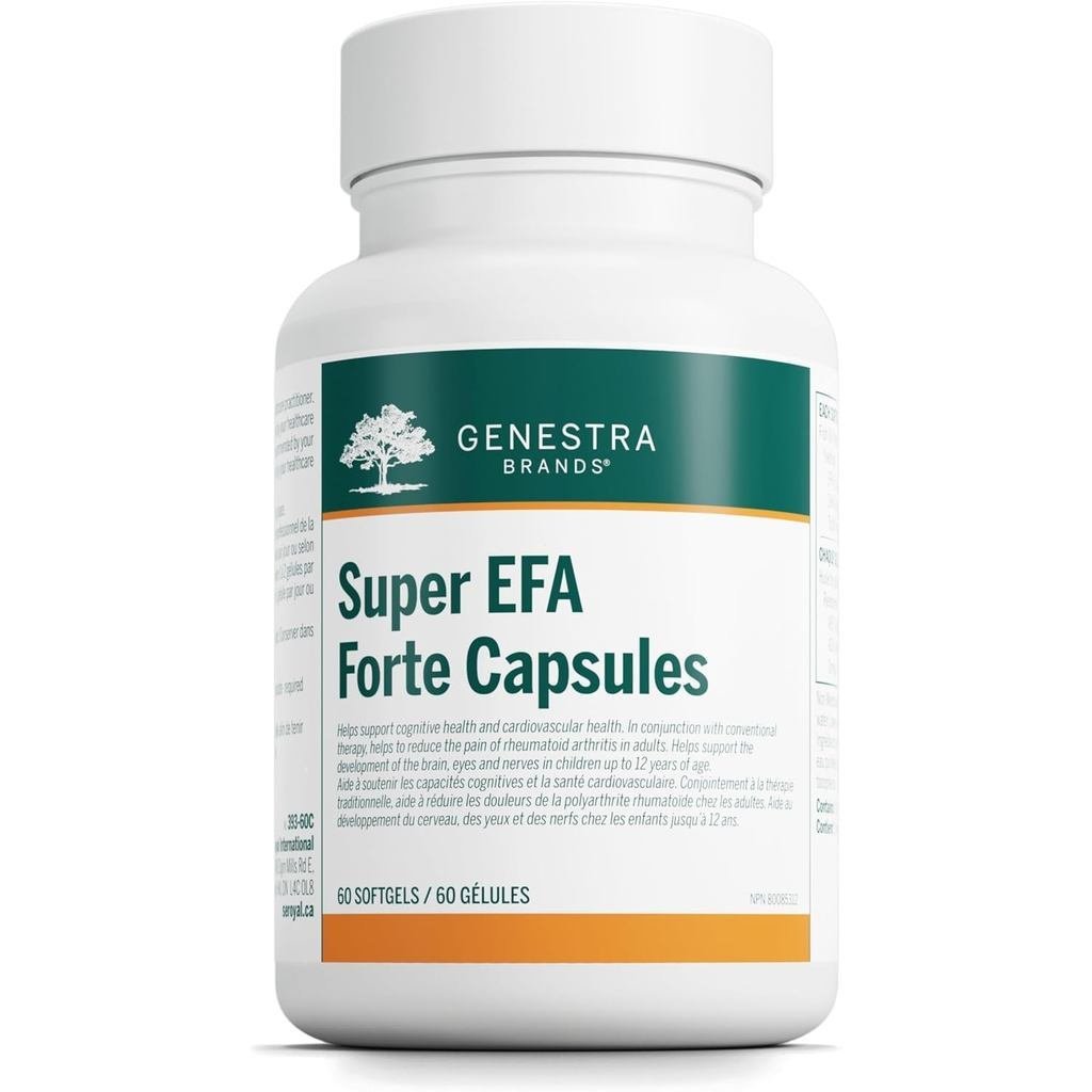 Genestra Brands er Efa Forte Capsules - Suplemen Minyak - 475 mg Epa & 325 mg Dha - Kes…