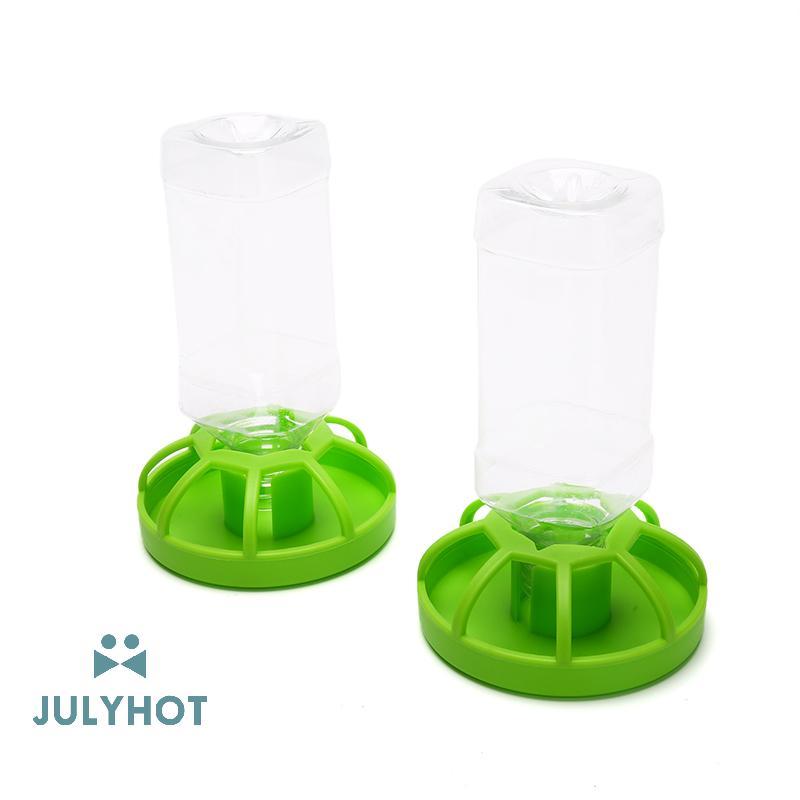 COOL Reptile Water Drinker Dispenser Food Bowl Lizard Feeder Round Dish Drink Bottle vn