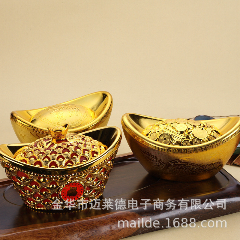 2026 New Year Decoration/Gold Ingot CNY Decoration/Gift Basket Decoration/Gold Ingot/Lunar Calendar/New Year Ornaments
