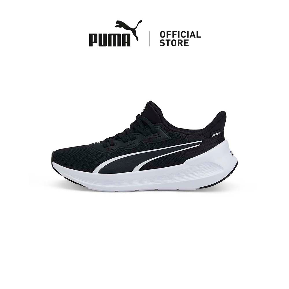 PUMA Unisex Softride Symmetry SLIPTECH™ Sneakers (Black - White)