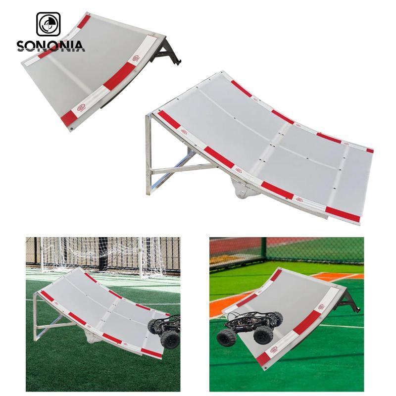 [SONONIA] RC  Ramp Foldable  Ramp Portable Takeoff Board Sturdy Frame Remote Control Car Accessory Easy Setup Suitable for RC  Park Backyard