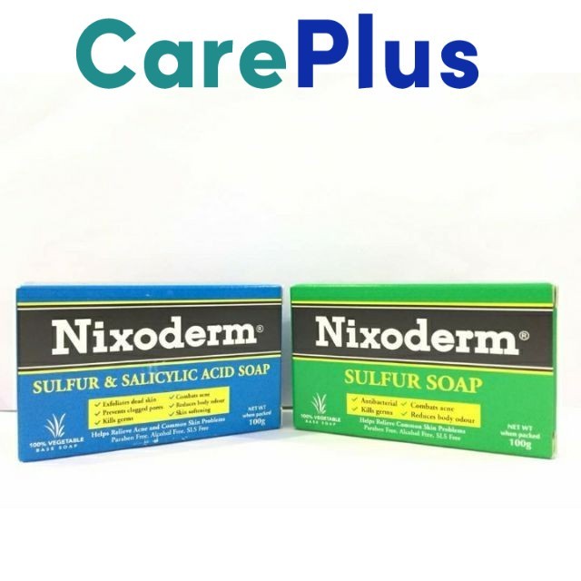 NIXODERM SULFUR SOAP | SULFUR & SALICYLIC ACID SOAP 100G (EXP:11/2026)