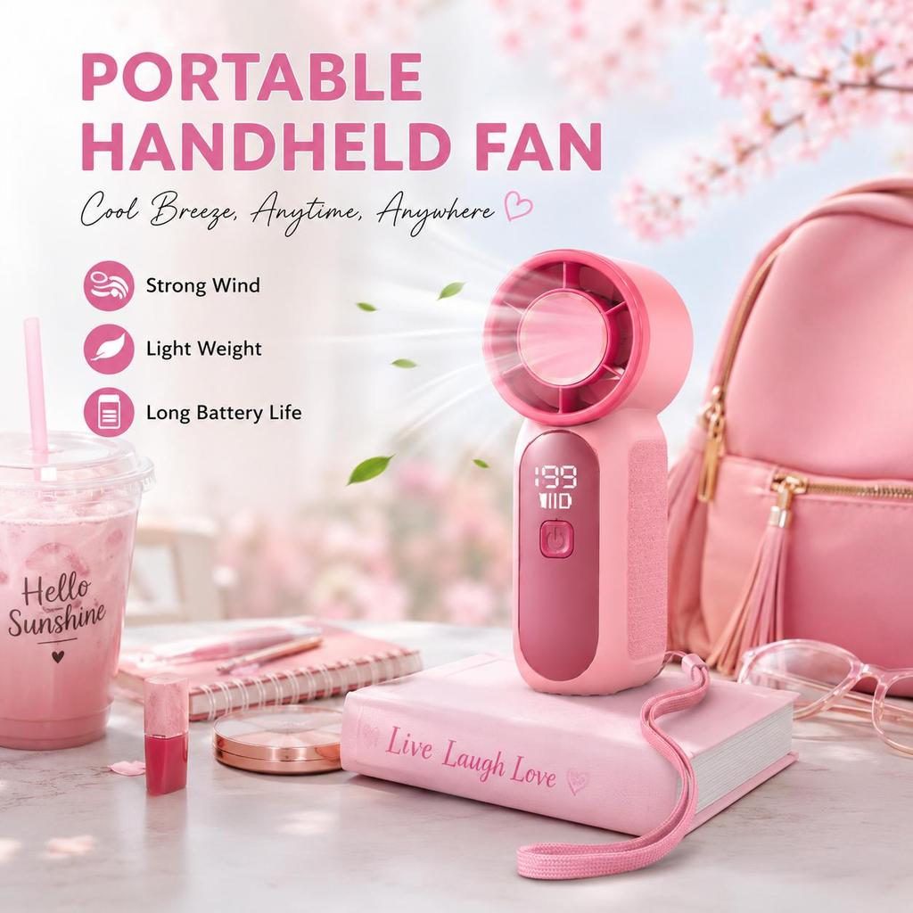 MINIFAN 199 Speed Mini Kipas USB Cas Semula Mudah Alih Luar Rumah Kipas Mini Portabel fan Portable Cooling