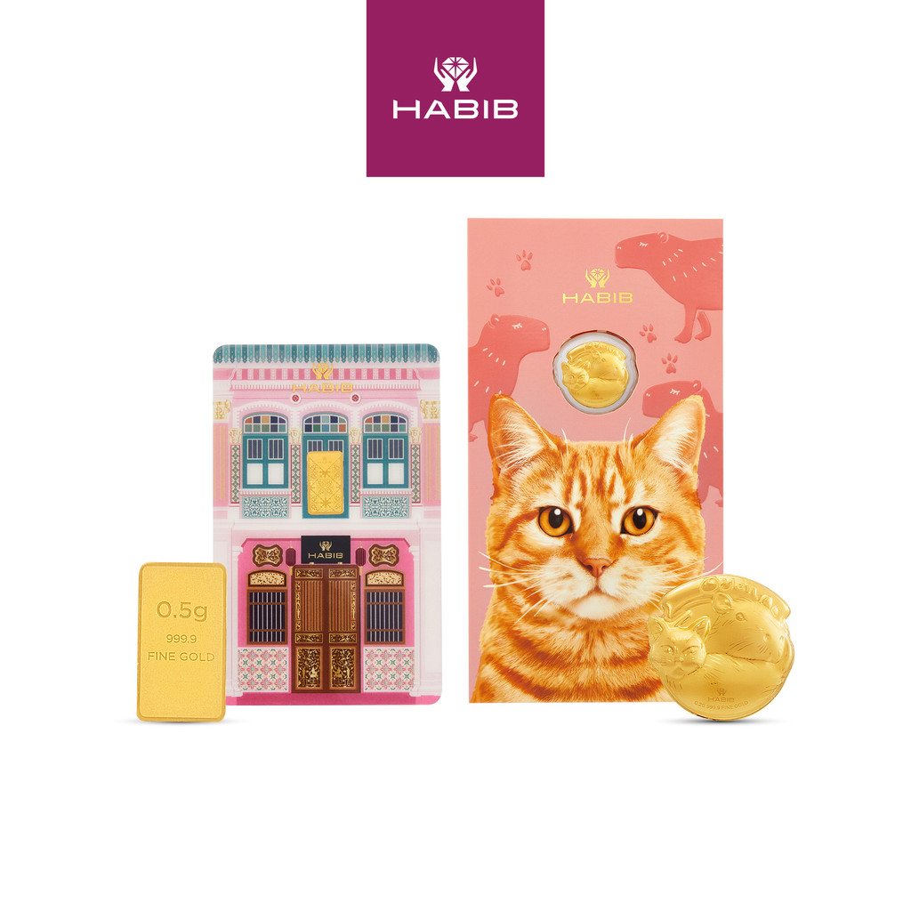 HABIB 0.5g 999.9 Gold Bar (Peranakan) and Zoo Negara Collection 999.9 Gold&hellip;