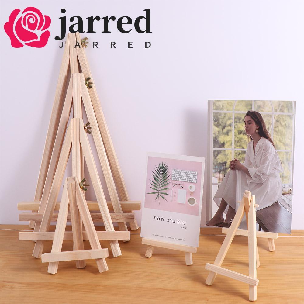 JARRED Triangle Display Stand, Painting & Sketch Portable Wood Mini Easel, Stand Small Foldable Desk Stand Tripod Artist