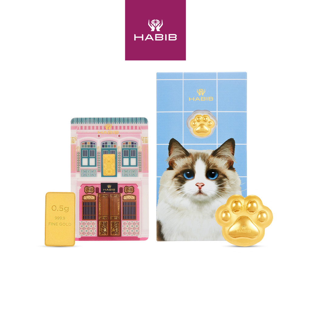 HABIB 0.5g 999.9 Gold Bar (Peranakan) and Cat Collection | 999.9 Gold&hellip;