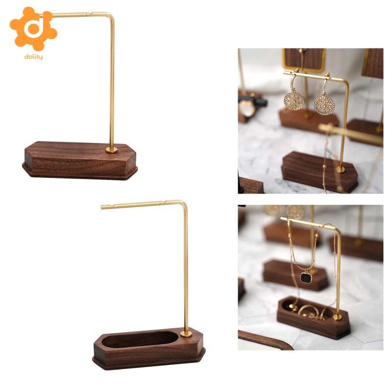 [utruiut0k] Jewelry Stand Minimalist Show Rack Jewelry Shelf for Ring Necklaces Earrings