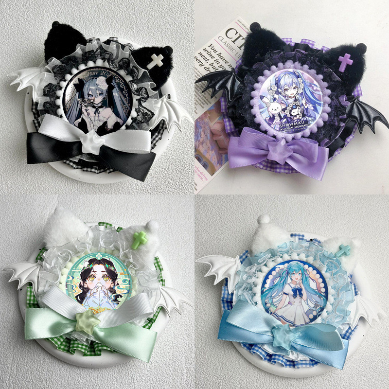 Two-Dimensional Animation Peripheral Pain Wrapping Bag Material Pack Tanimi Badge Bar Slipping Multi-Function Bar Slipping Small