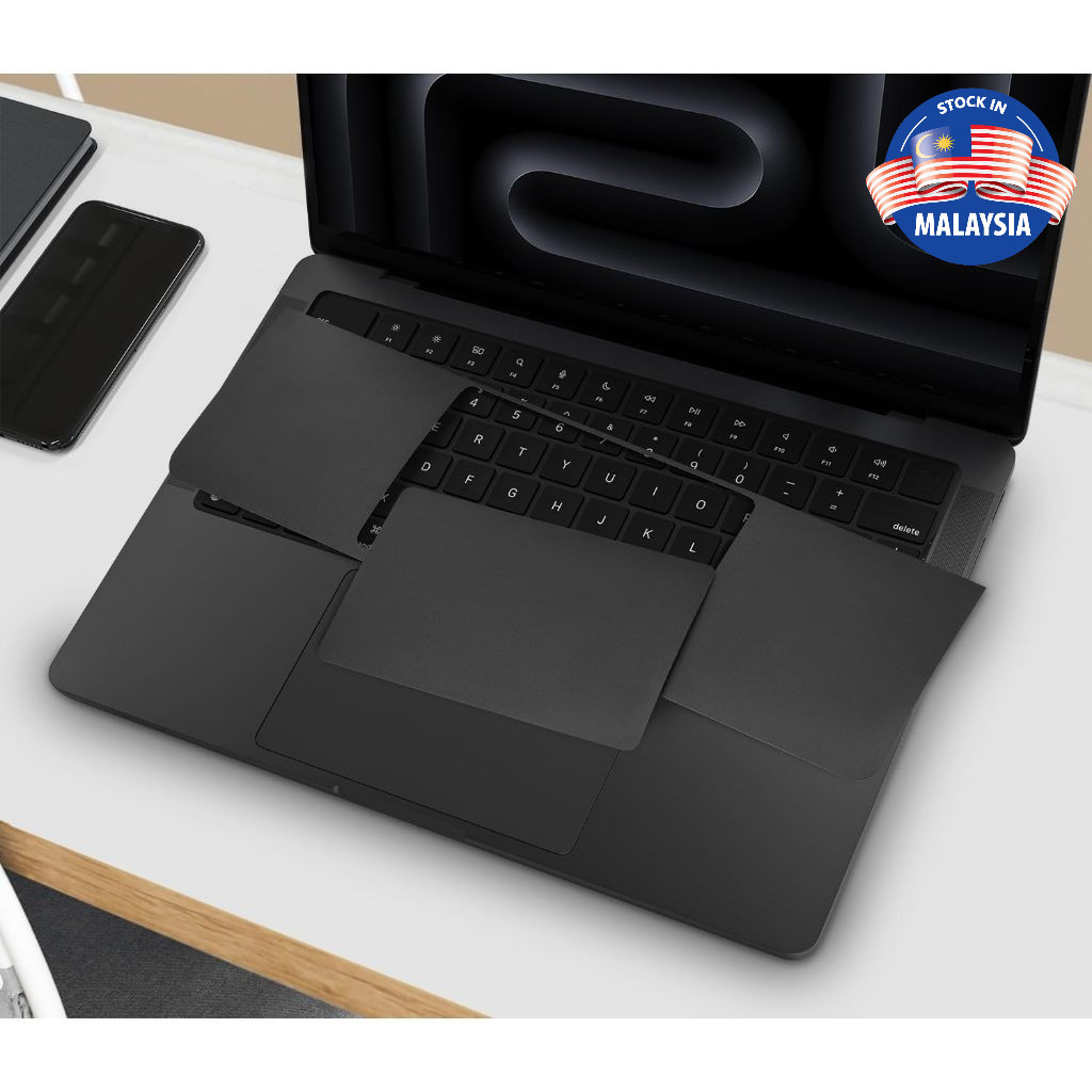 Space black Palm Rest Cover holder protective skin sticker for MacBook Pro 14 inch M5 M4 M3 Pro/Max A2918 A2992 A3401 A3112 A3185 w anti scratch 2023 Pro 14 16 M1 M2 A2