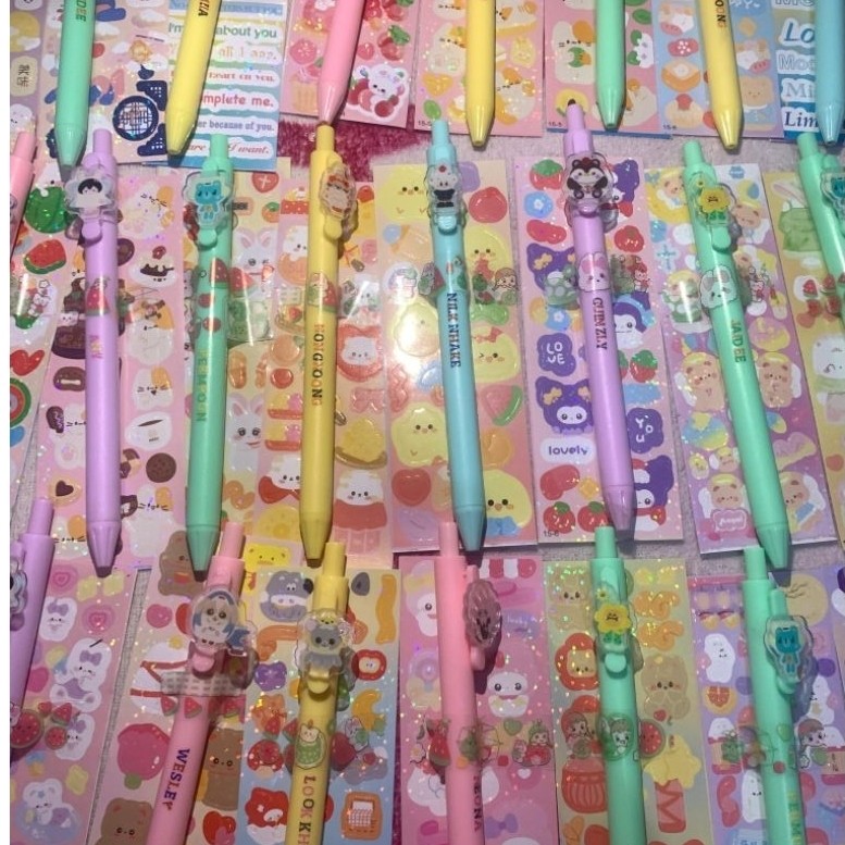 Pen Maskot CUSTOMbebas WITH NAME AND COLOR PICTURES