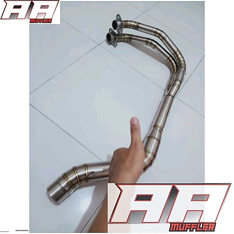 RACING EXHAUST header Pipe FOR R25 MT25 INLET 50mm UNIVERSAL
