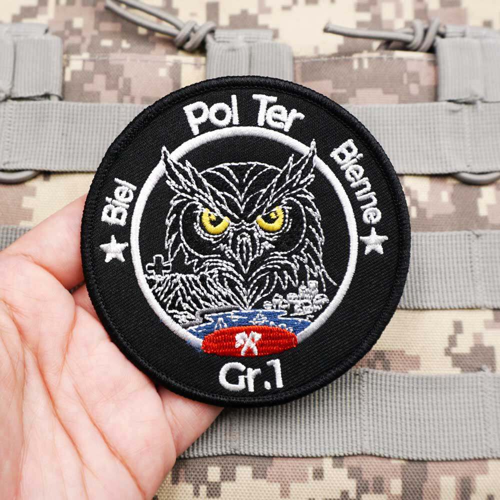 【Customized 】AQ Owl Pol Ter Blenne Gr.1 Embroidery 3D Velcro Patch /Badges/armband/Emblem Decorative For Jackets Jeans Backpack cap