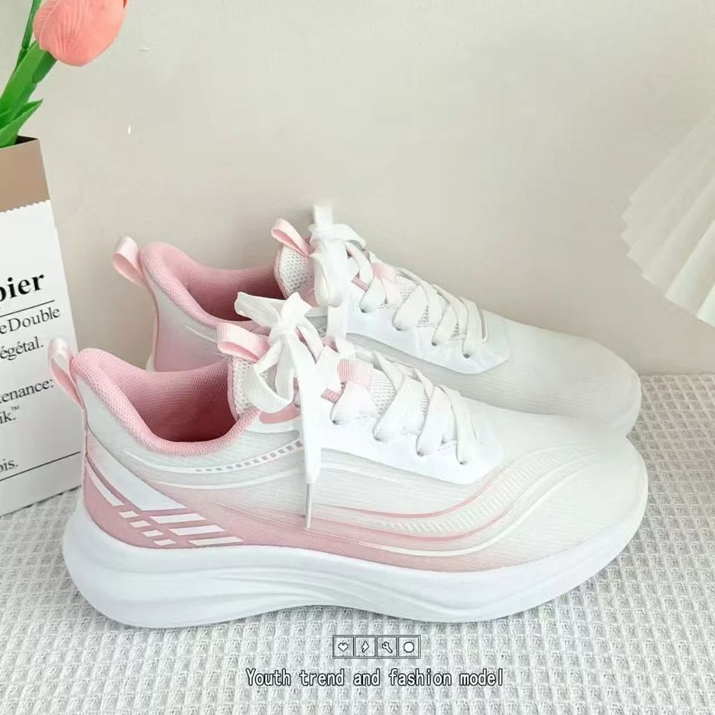 Sports Exam Sports Shoes Women Hot-selling Distance Jumping Shock Absorbing Anti-slip Running Lightweight Breathable Running Shoes Brea