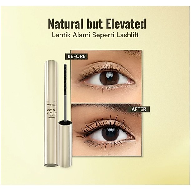 Wardah Anti Gravity Iron Mascara Eyelash Lash Lift Lashlift Waterproof Transferproof Ma…