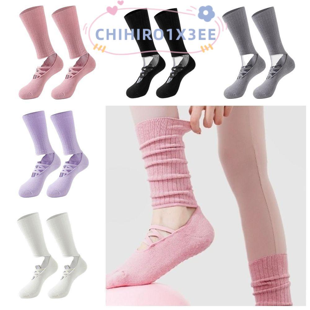 Chihiro Yoga Sock - Breathable Cotton with Non-Slip Grip for Yoga & Pilates