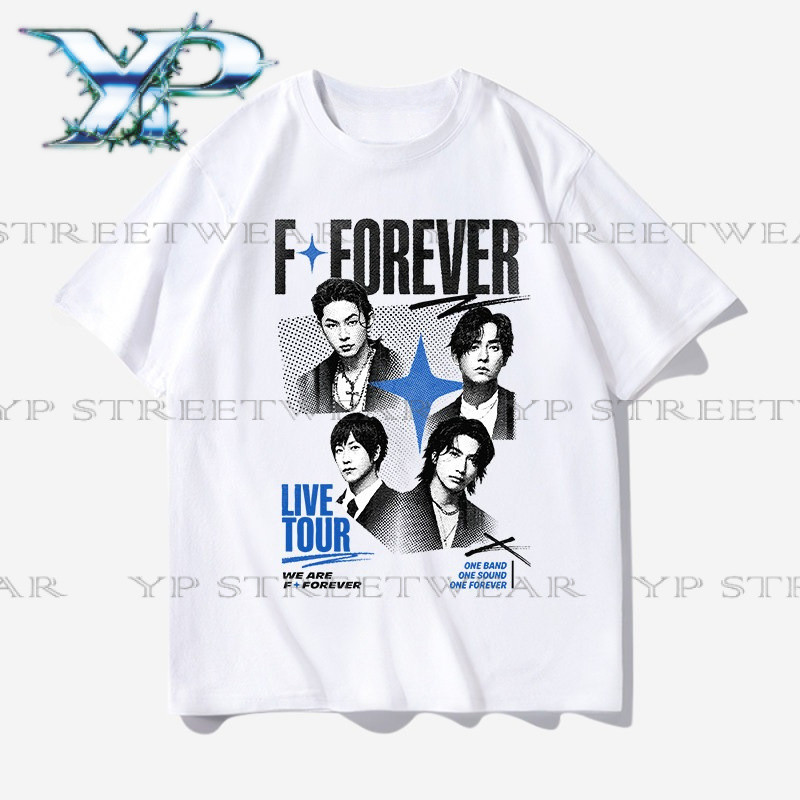 ✅Ready Stock Available for COD | F FOREVER Tour F4 Merchandise 2026 Summer Loose-fit Fan Support T-shirts