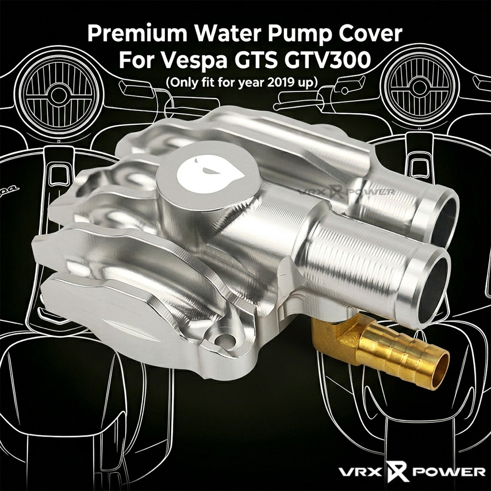 For Vespa GTS 300 GTV 2019-2025 CNC Water Pump Cover Modified Accessories