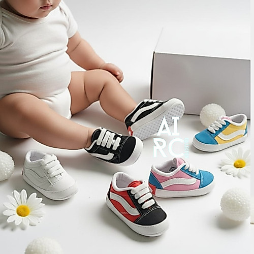 Baby Shoes Sneakers Prewalker 0–12 Months | Cute Unisex Anti-Slip for Learning to Walk – Air Collection