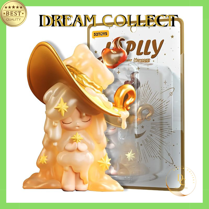 Direct from Japan 52TOYS LAPLLY Candlelight Memories PVC Figure Doll Desktop Decoration Cute Healing Complete Figure Ideal Gift for Collectors, Girlfriends, and Girls.