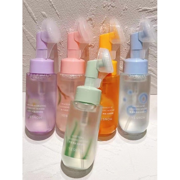 Yingxue YESNOW New Style Flower Fruit Cleansing Facial Cleanser 230ml Moisturizing Mousse Moisturizing Moisturizing