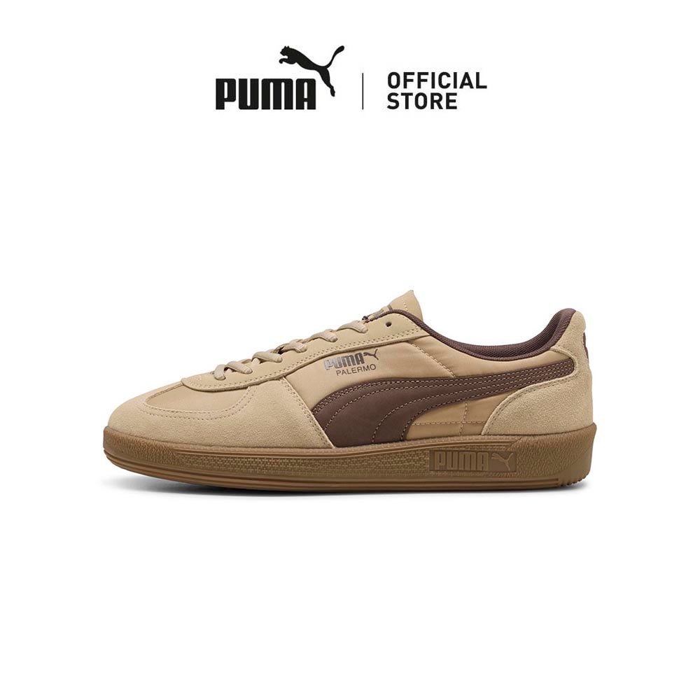 PUMA Unisex Palermo Pop Sneakers (Beige)