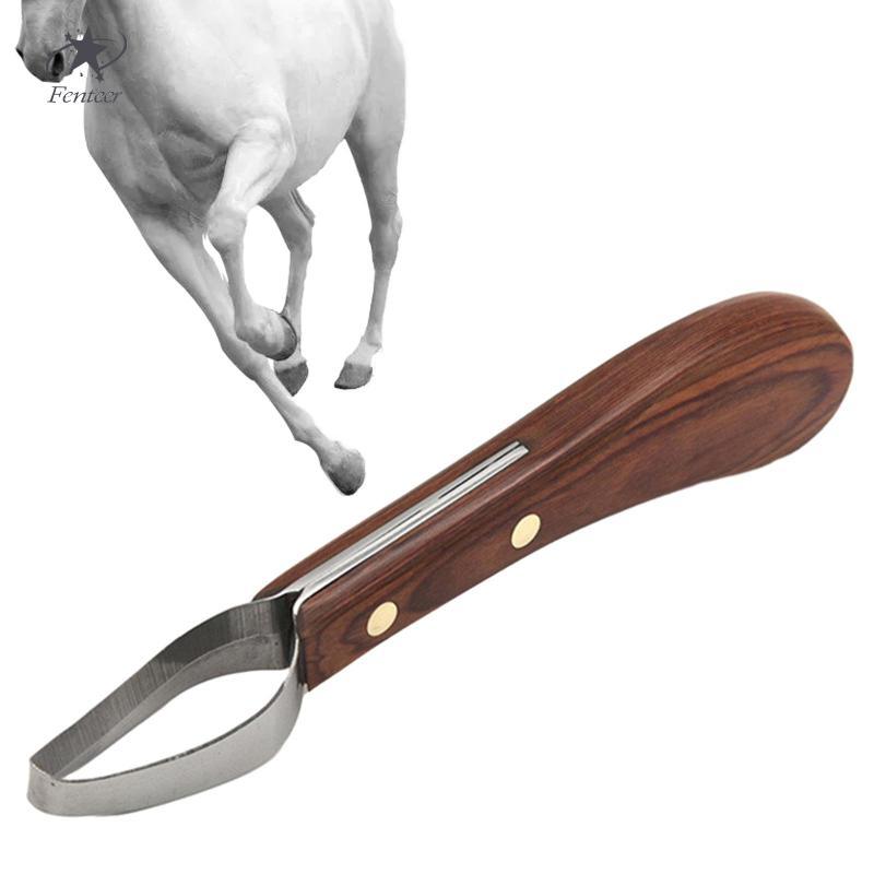 [Fenteer] Horse Hoof Knife Left Right Handed Hoof Trimmer Farrier Tools Hoof Repair Tools for Livestock Goats Cattle Farm Animal Supplies