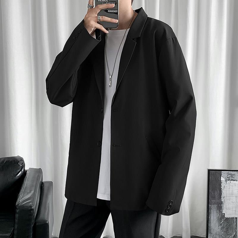 Small Suit Jacket Men Spring Autumn Puffian Handsome Korean Version Trendy Light Mature Style Men's Business Casual High-End Suit Top