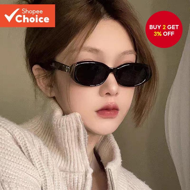 Vintage Star Oval Sunglasses for Women Retro Fashion Cat Eye Shades UV Protection