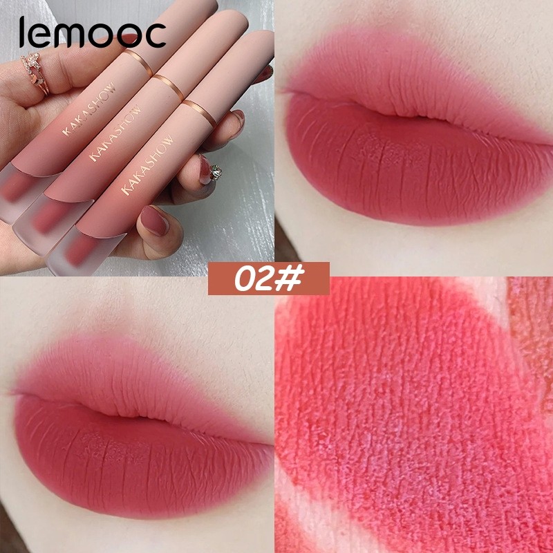 LEMOOC Soft Lip Tint Matte Liquid Lipstick Lightweight Waterproof Long Lasting Lipstick（wholesale/Multi-pack）
