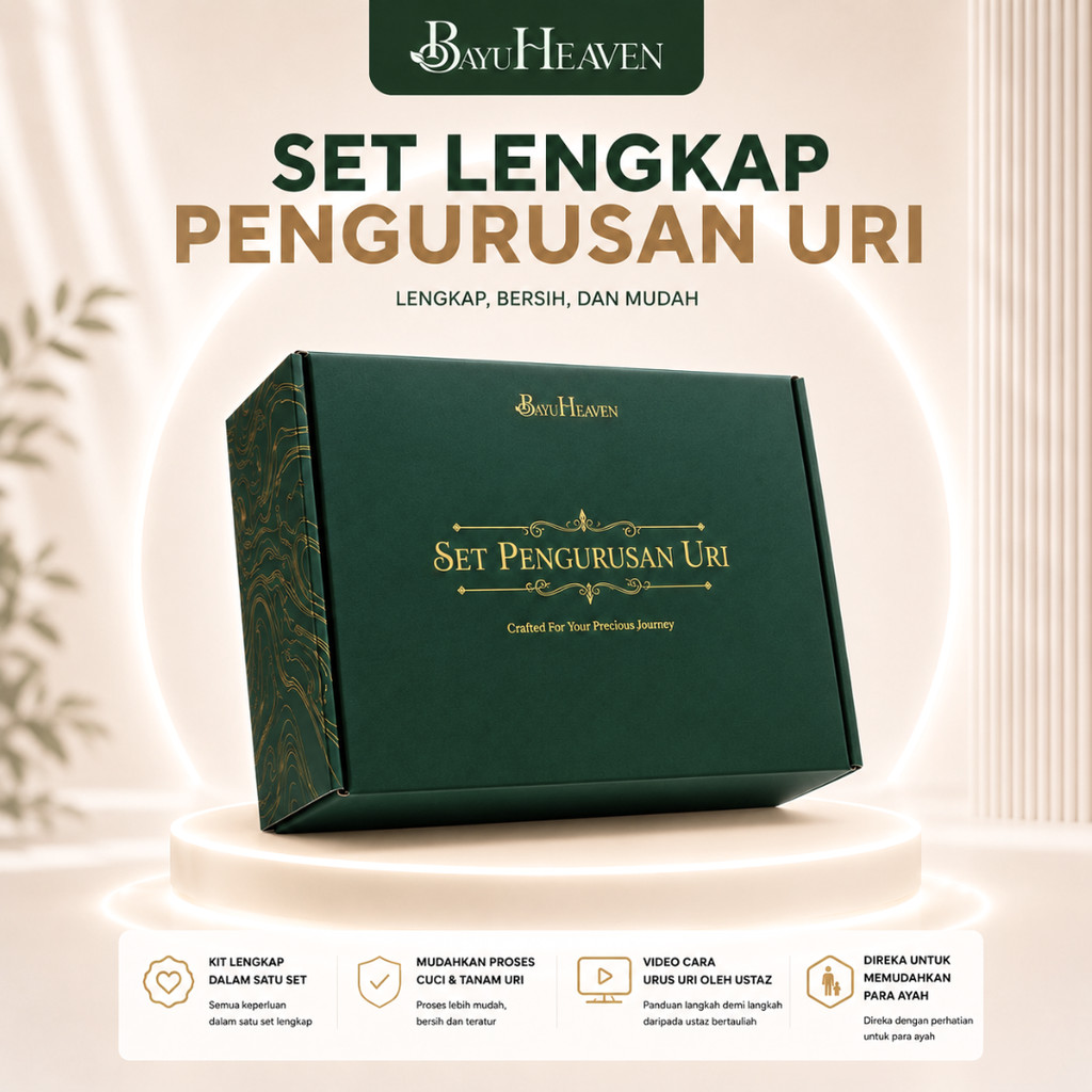 BAYU HEAVEN | KEPERLUAN BAYI | SET PENGURUSAN URI
