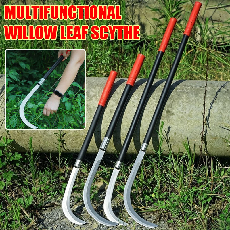 Mowing Sickle Batang Besi Sabit Pisang Batang Besi Sabit Sabit Unta Pemegang Getah Rumput Sabit Rdening Tools 镰刀