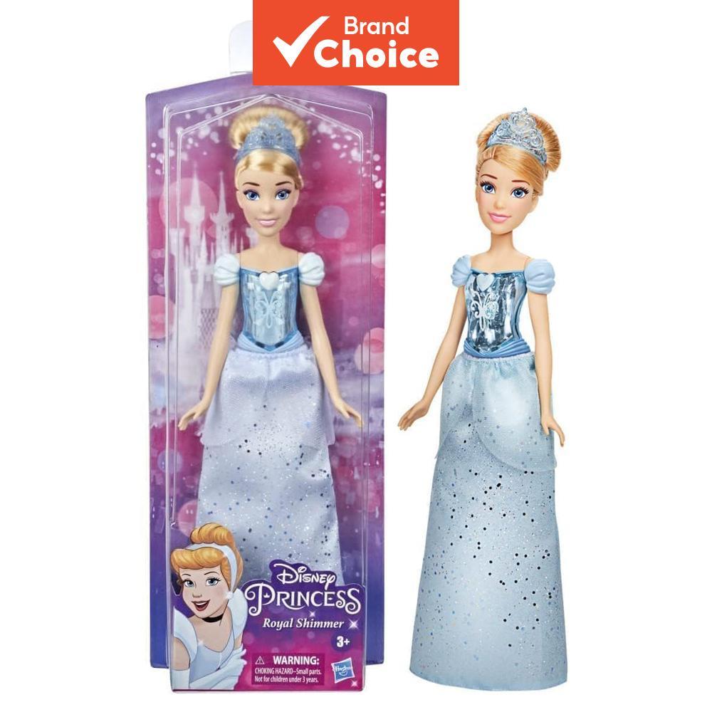 Disney Princess Royal Shimmer Cinderella Doll – Sparkling Skirt & Accessories, Gift for Girls 3+