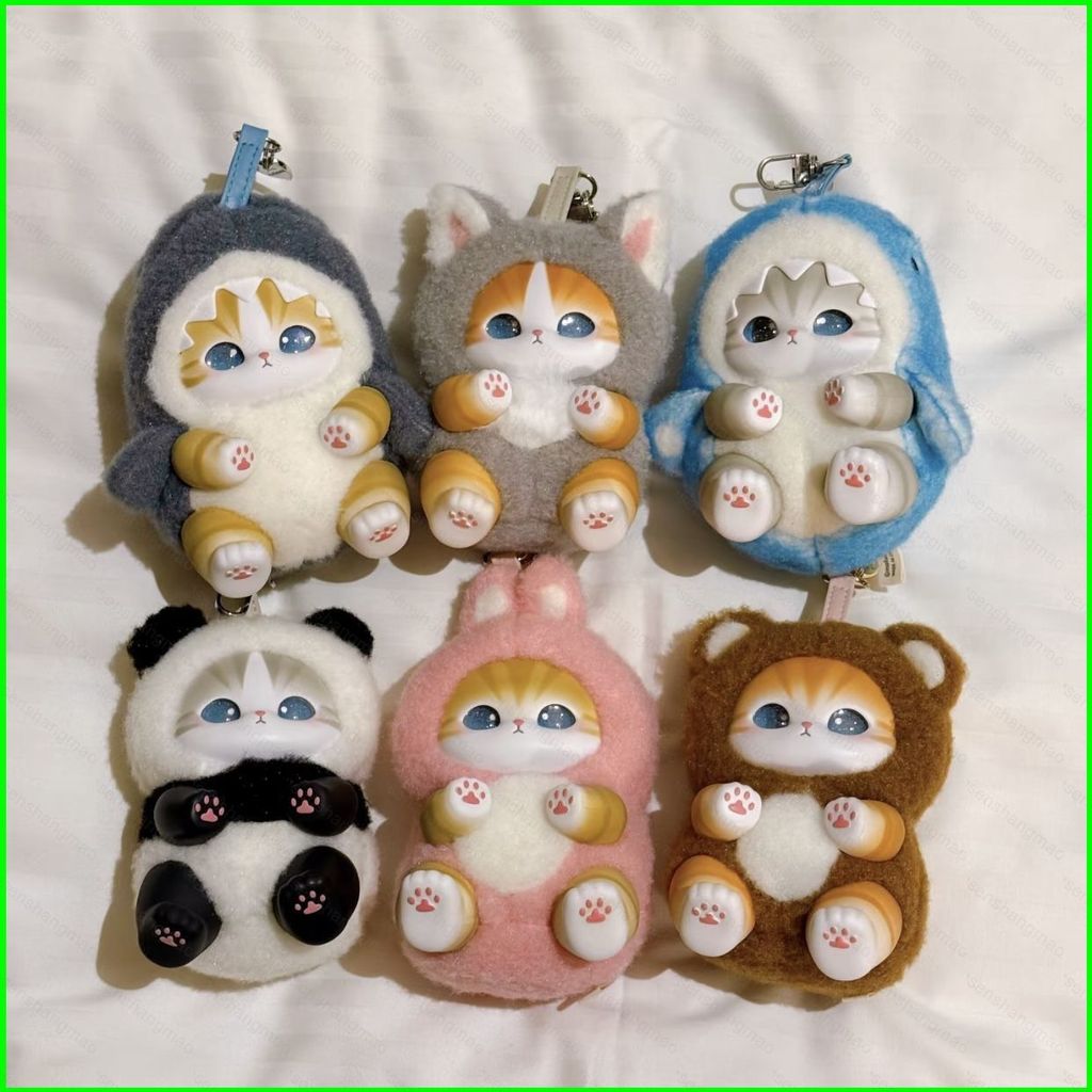 PS1 Mofusand Plushie Kiramekko Animal Costume Cute Vinyl Plush Blind Box Bag Charm SP1
